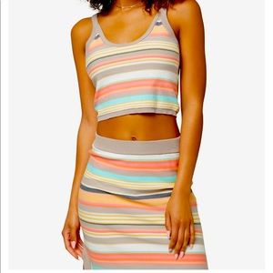 O’Neill’s Ryan Multi -Striped Tank Top and Skirt